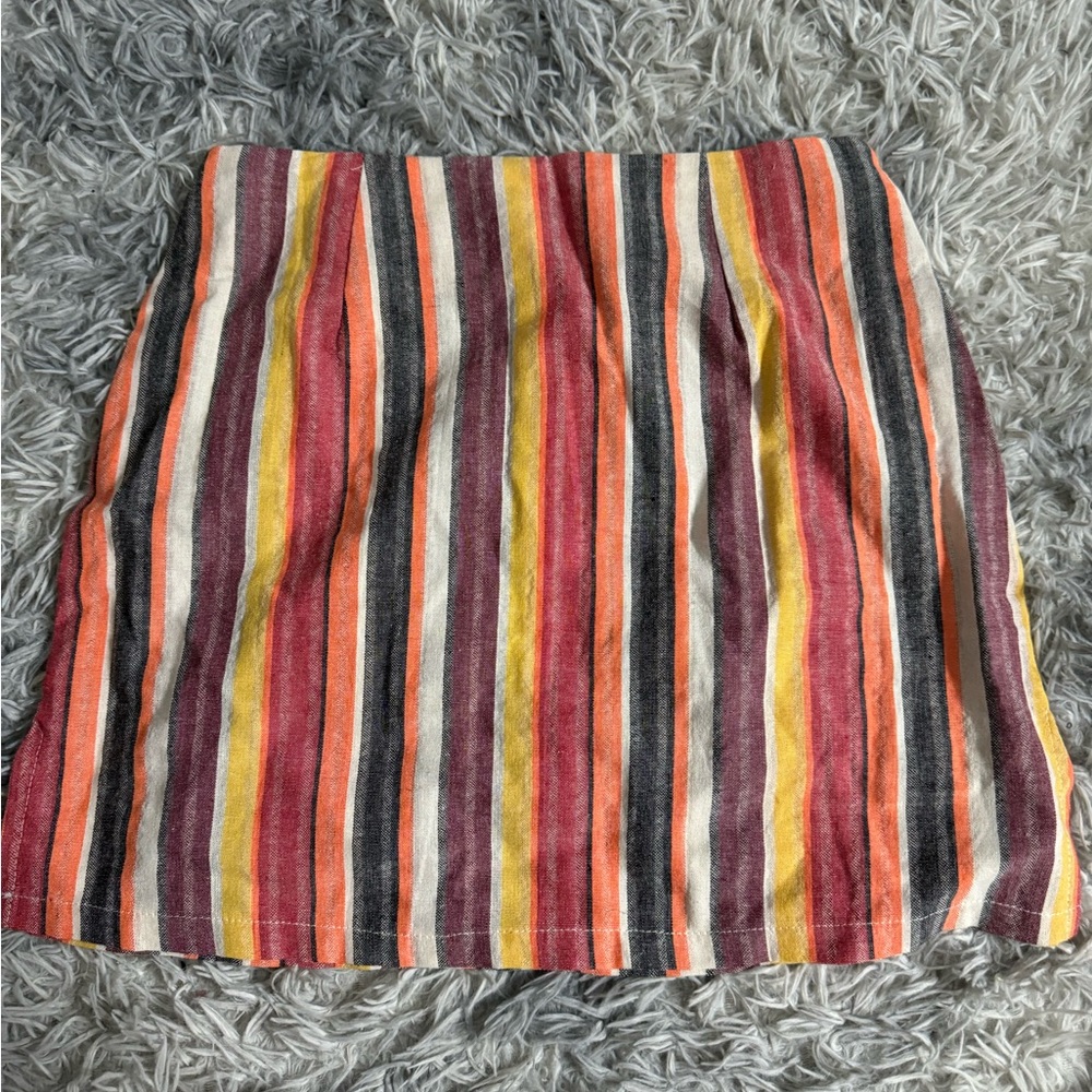 Womens Multicolored Skirt